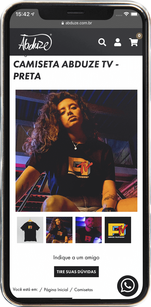 Loja da Abduze feita na Tray