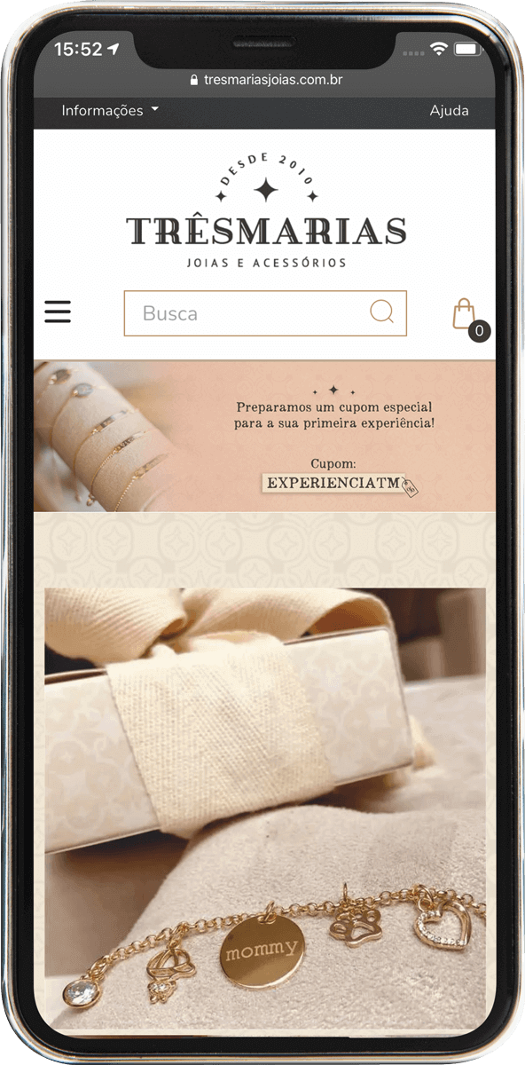 Loja da TrêsMarias feita na Tray