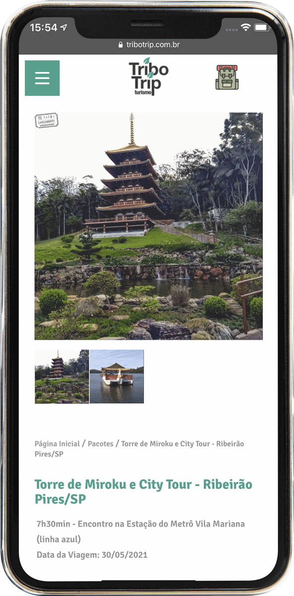 Loja da Tribo Trip feita na Tray