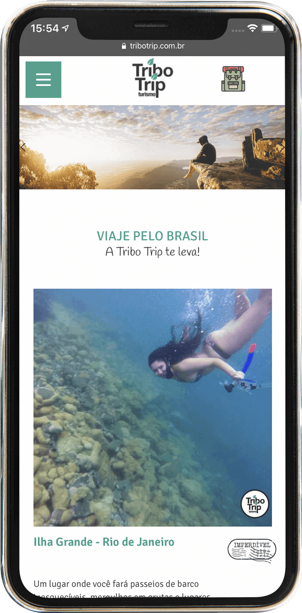 Loja da Tribo Trip feita na Tray